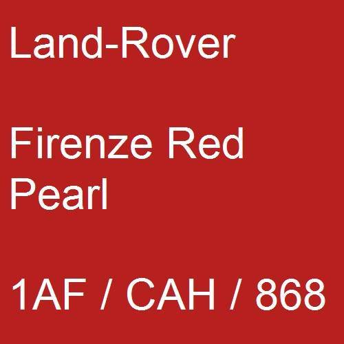 Land-Rover, Firenze Red Pearl, 1AF / CAH / 868.